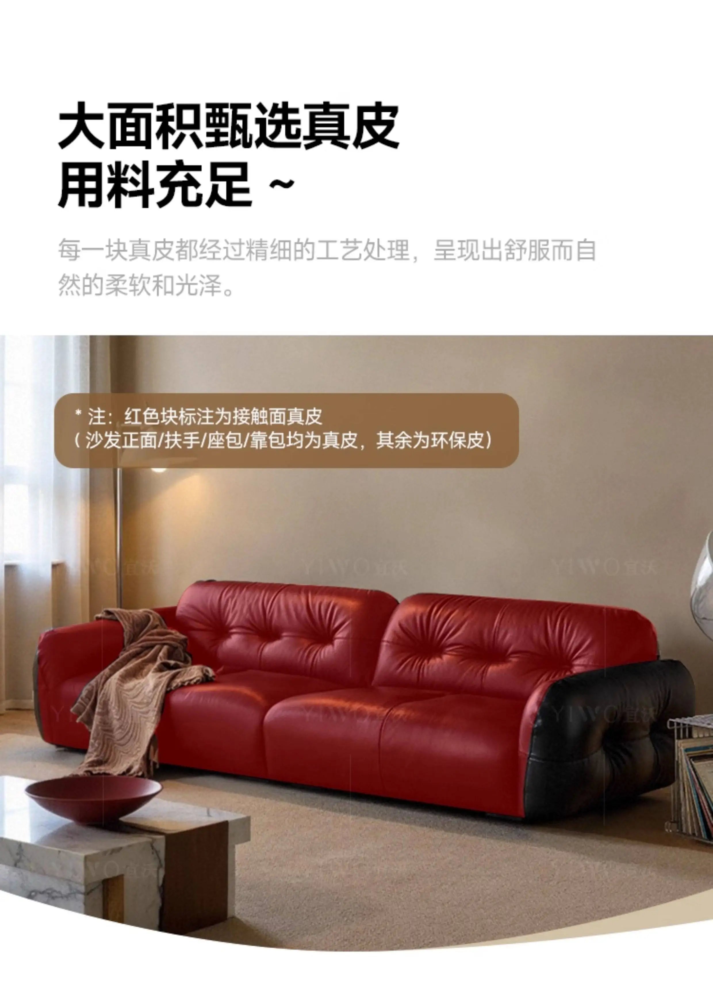 200 220 240 260 280 300 320 340 360 380 400 cm Luxury cowhide genuine leather sofa couch living room sofas Armchair furniture