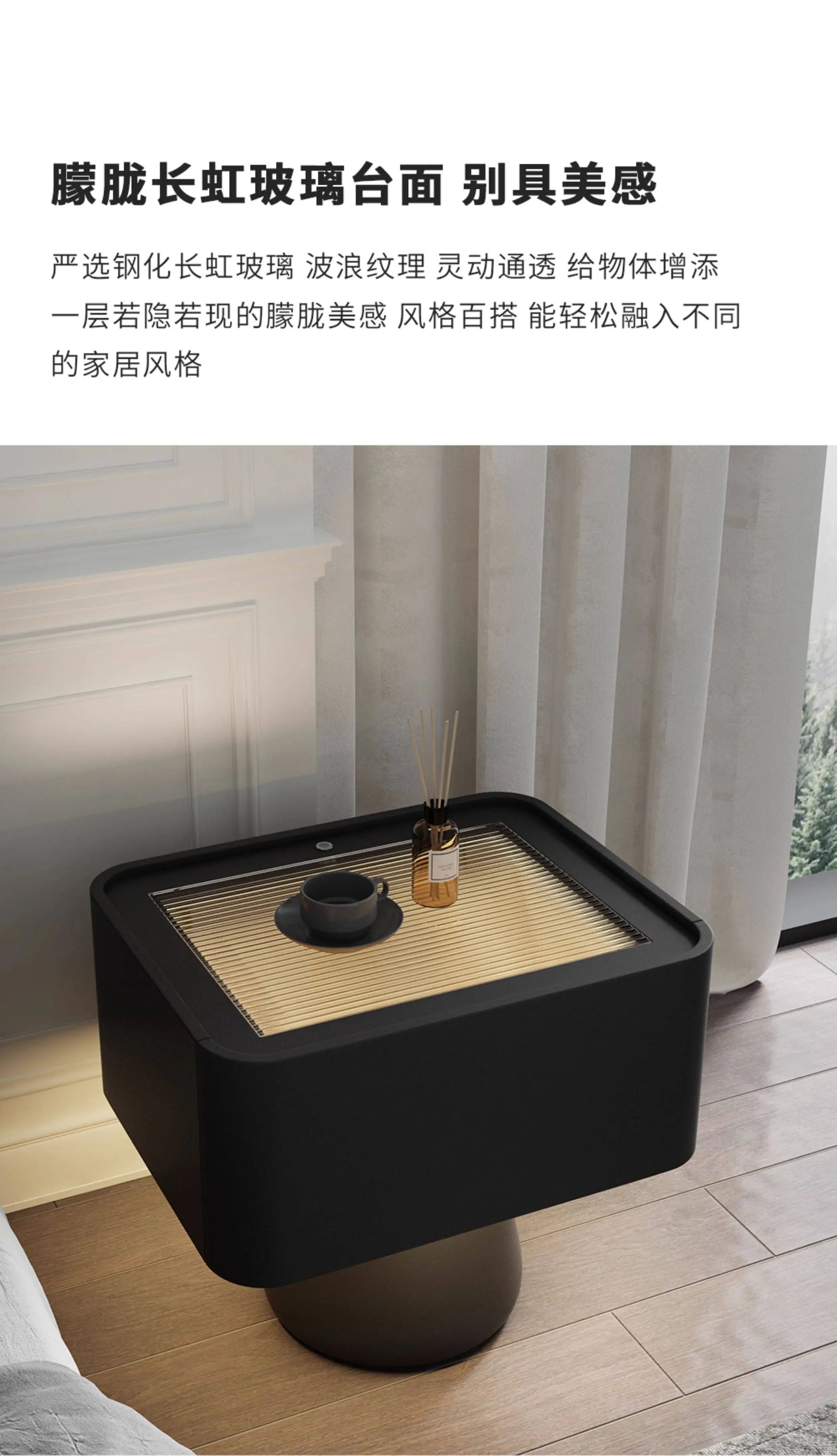 Space Saving Vintage Bedside Table Minimalist Luxury Glamour Nights Table Aesthetic Elegant Mesita De Noche Bedroom Furniture
