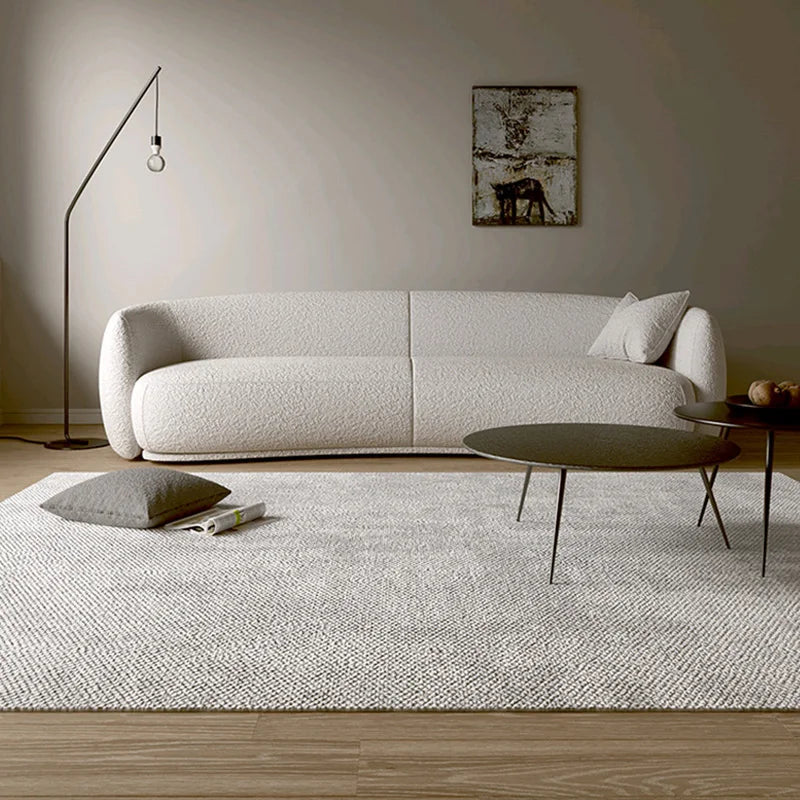 Modern Home Living Room Sofas Minimalist Nordic 2/3/4-Seater Couch for Small Apartment Elegant Soft Lambswool Office Hotel Sofa