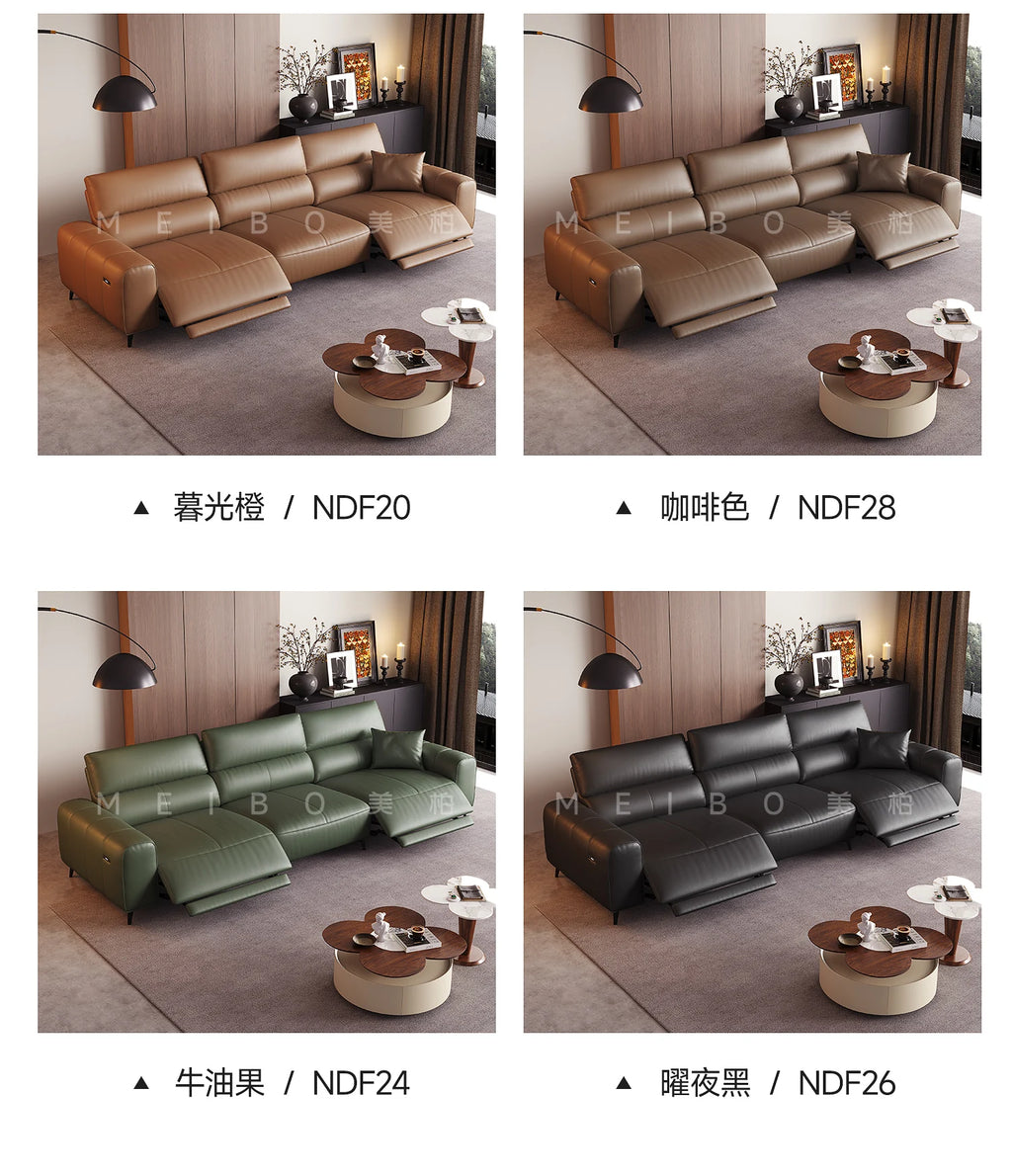 Italian Minimalism Puff Sofa Electric Multifunction Living Room Retractable Floor Sofa Recliner Home Furniture Sofa Cama FYRS