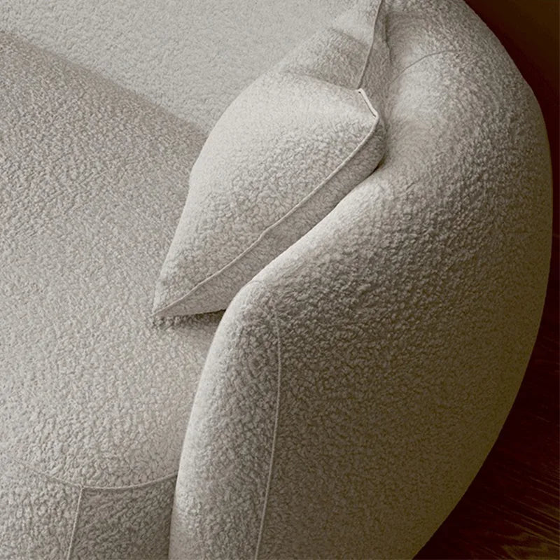 Modern Home Living Room Sofas Minimalist Nordic 2/3/4-Seater Couch for Small Apartment Elegant Soft Lambswool Office Hotel Sofa