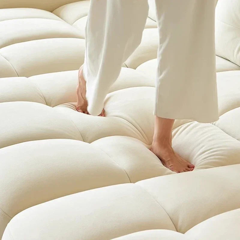 Nordic Electric Sofa Bed Fabric Art Cream Style Balcony Living Room Reclining Sofas Pouf Modular Home Furniture Sofa Cama FYRS