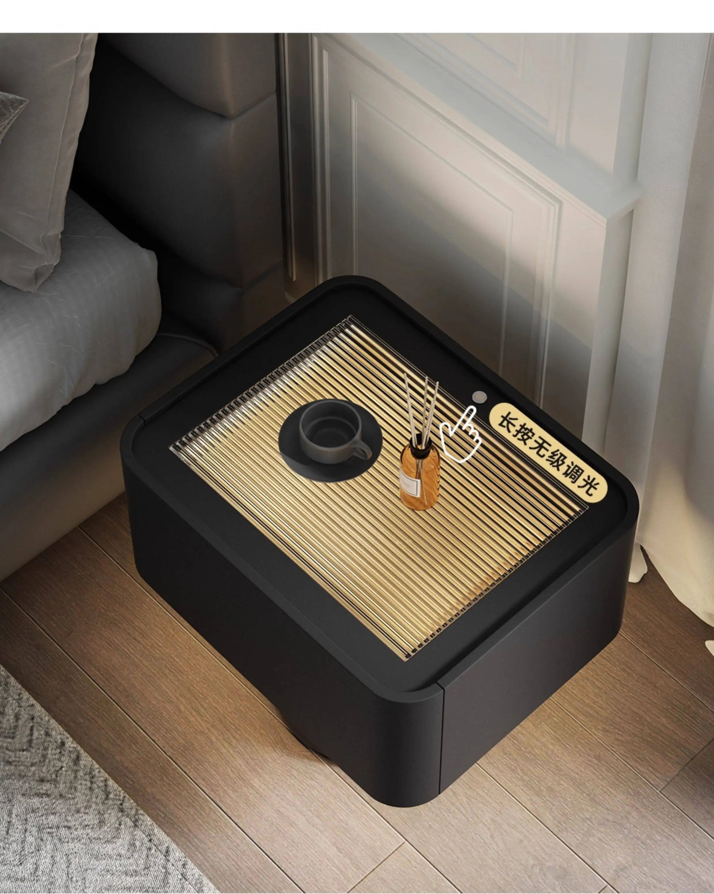 Space Saving Vintage Bedside Table Minimalist Luxury Glamour Nights Table Aesthetic Elegant Mesita De Noche Bedroom Furniture