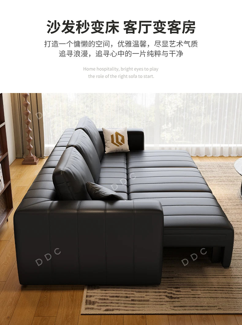 Minimalist Cowhide Reclining Sofas Nordic Luxury Multifunction Living Room Sofa Chaise Lounge Home Furniture Sofy Do Salonu FYSF