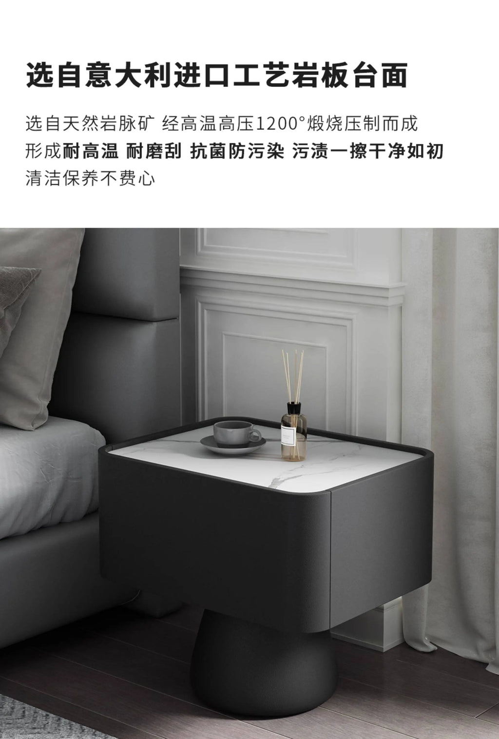 Space Saving Vintage Bedside Table Minimalist Luxury Glamour Nights Table Aesthetic Elegant Mesita De Noche Bedroom Furniture
