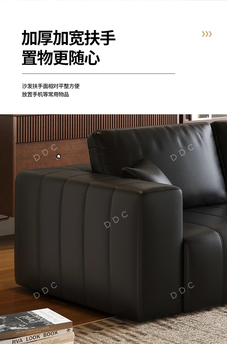 Minimalist Cowhide Reclining Sofas Nordic Luxury Multifunction Living Room Sofa Chaise Lounge Home Furniture Sofy Do Salonu FYSF