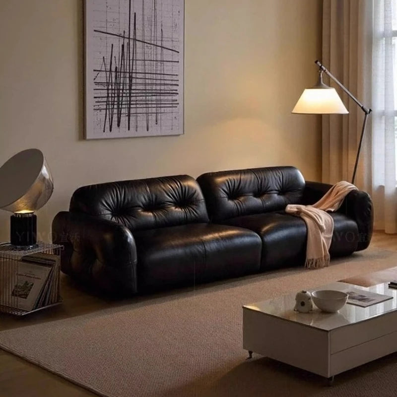 200 220 240 260 280 300 320 340 360 380 400 cm Luxury cowhide genuine leather sofa couch living room sofas Armchair furniture