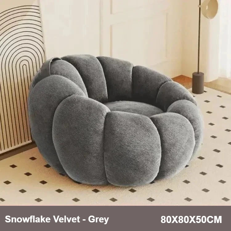 Lazy Pumpkin Sofa Nordic-Style Single Sofa Chair EPS Particle Filling Soft Comfortable Home Living Room Balcony Bedroom Sofa set