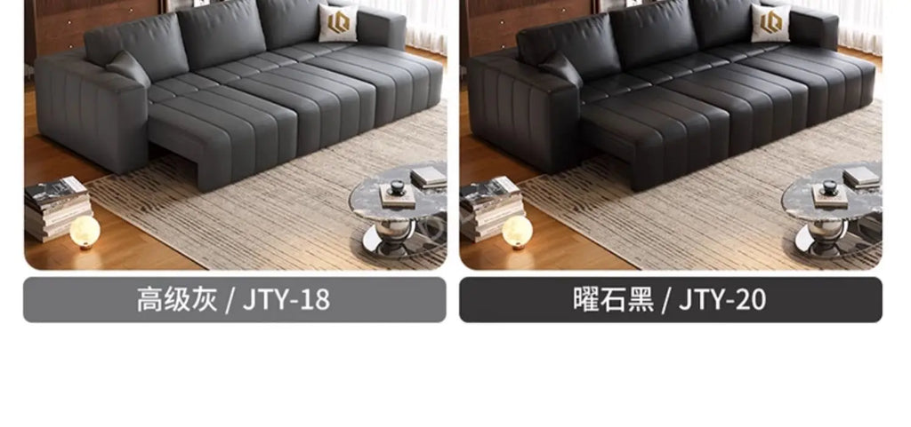 Minimalist Cowhide Reclining Sofas Nordic Luxury Multifunction Living Room Sofa Chaise Lounge Home Furniture Sofy Do Salonu FYSF